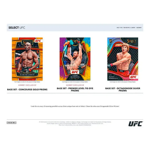 2022 Panini Select UFC Hobby Box - Sports Cards