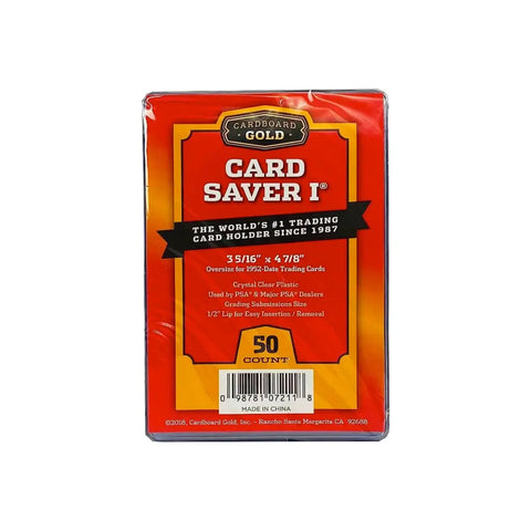 Cardboard Gold Card Saver 1 - Supplies