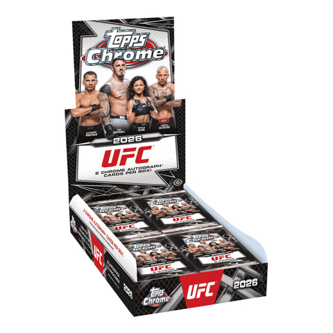 2026 Topps UFC Chrome Hobby Box PRESALE 5/8