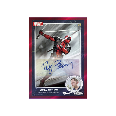 2025 Topps Chrome Marvel Deadpool Hobby Case
