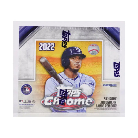 2022 Topps Chrome Baseball Jumbo HTA Box - Sports Cards