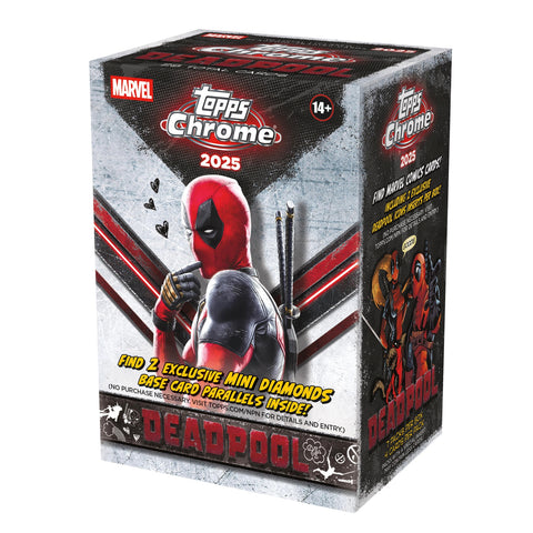 2025 Topps Chrome Marvel Deadpool Value Box