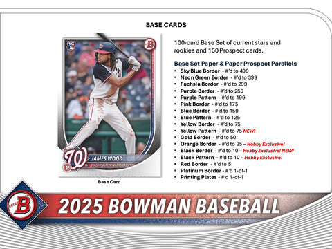 2025 Bowman Baseball Hobby Box