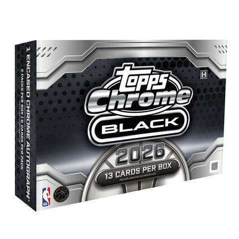 2025-26 Topps Chrome Black Basketball Hobby Box PRESALE 8/27