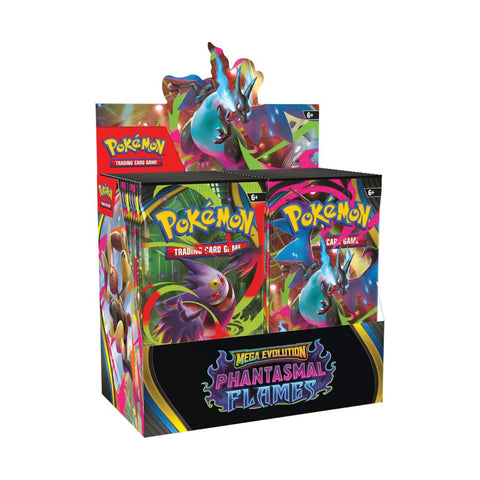 Pokémon Mega Evolution: Phantasmal Flames Booster Box PRESALE 11/14