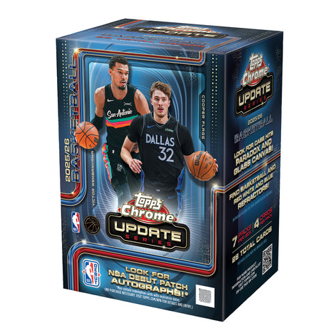 2025-26 Topps Chrome Update Series Basketball Value Box PRESALE 8/6