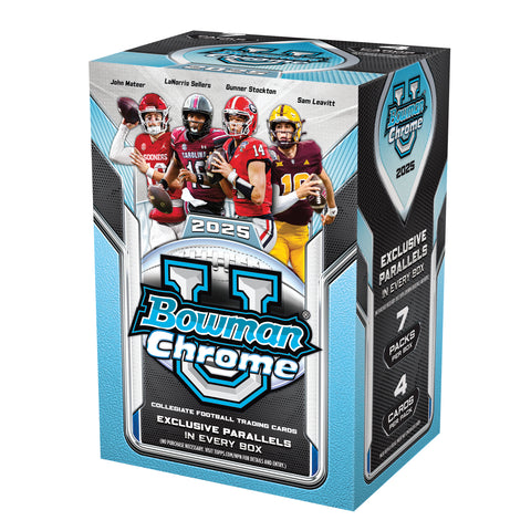2025 Bowman Chrome University Football Value Box 10/31