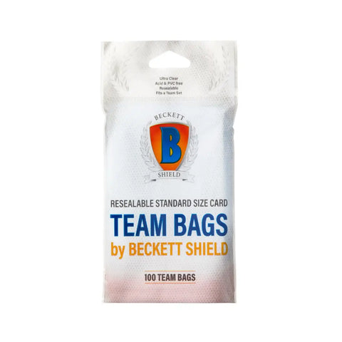 Beckett Shield Resealable Team Bags - Supplies