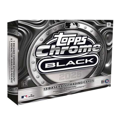 2025 Topps Chrome Black Baseball Hobby Box