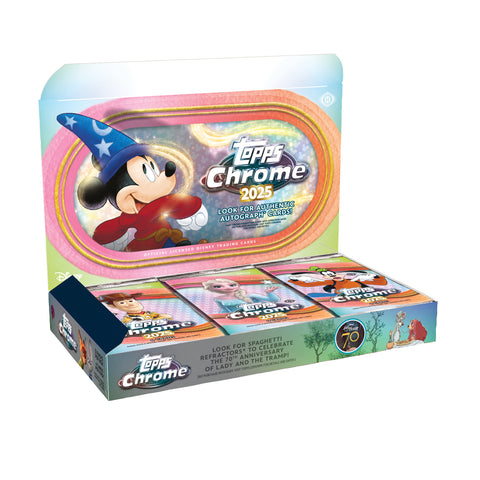 2025 Topps Chrome Disney Hobby Box 9/24 PRESALE