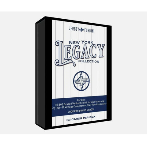 2025 Jersey Fusion New York Legacy Collection Baseball Hobby Box