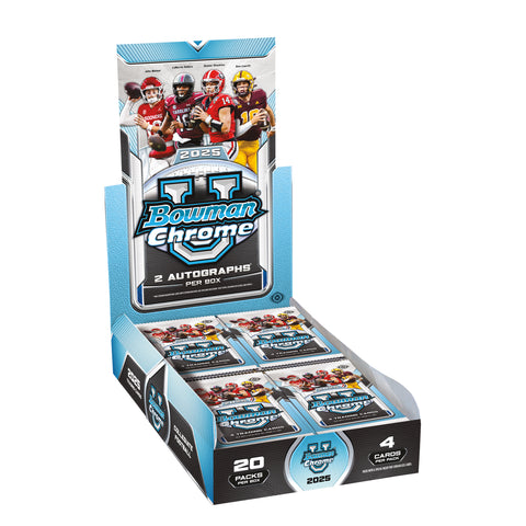 2025 Bowman Chrome University Football Hobby Box 10/31