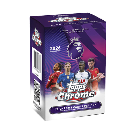 2026 Topps Chrome Premier League Soccer Value Box