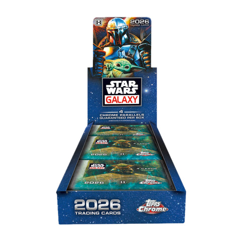 2026 Topps Star Wars Chrome Galaxy Hobby Box PRESALE 8/12
