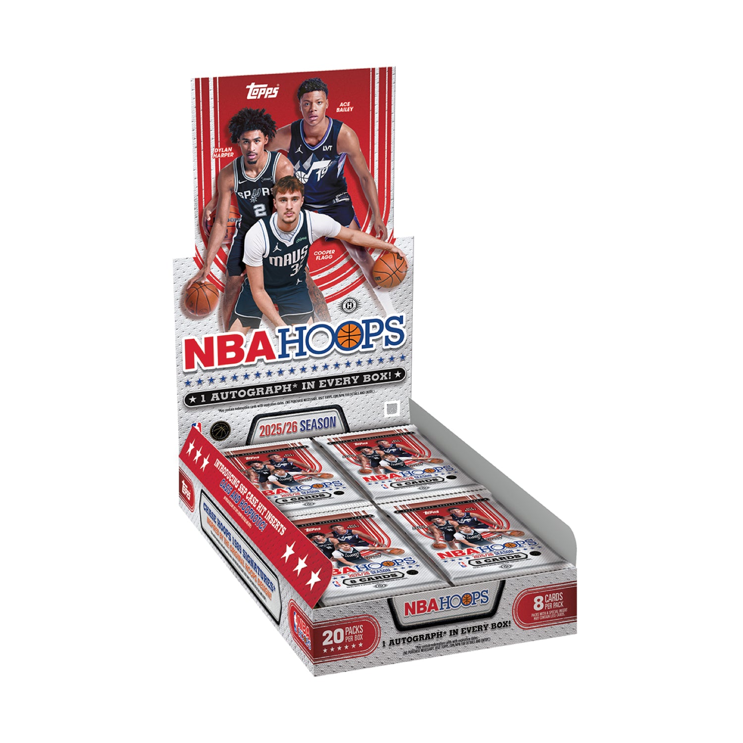 2025-26 Topps NBA Hoops Basketball Hobby Box