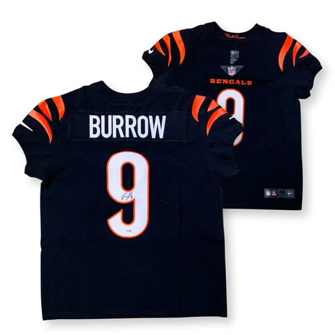 Joe Burrow Autographed Jersey Nike Elite Black Fanatics -