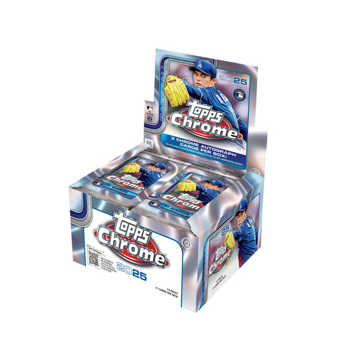 2025 Topps Chrome Baseball Hobby Jumbo Box