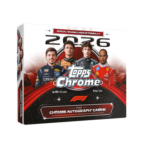 2026 Topps Chrome Formula 1 Mega Box