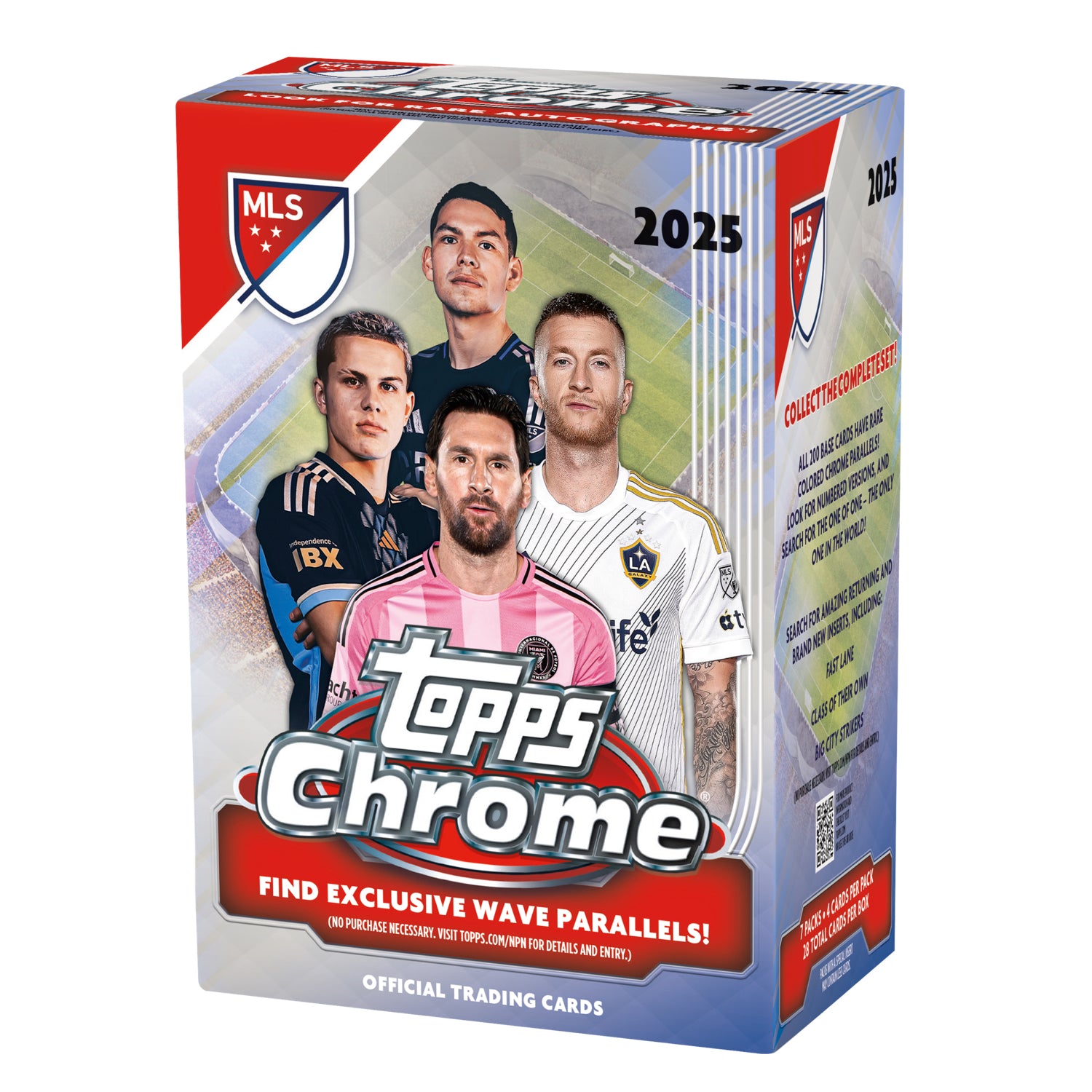 soccer cards rare 2025 Topps MLS Chrome Soccer Value Box