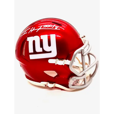 NY Giants Isaiah Hodgins Autographed Riddell Mini Flash