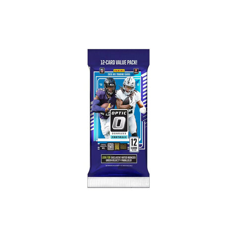 2025 Panini NFL Optic Donruss Football Trading Card Fat Pack