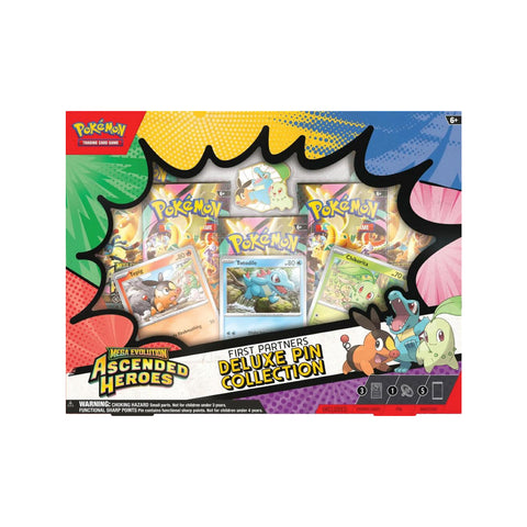Pokemon Ascended Heroes First Partners Deluxe Pin Collection