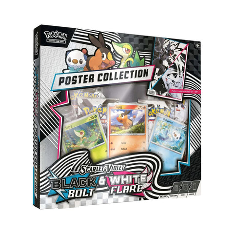 Pokémon Scarlet & Violet: Black Bolt & White Flare Unova Poster Collection
