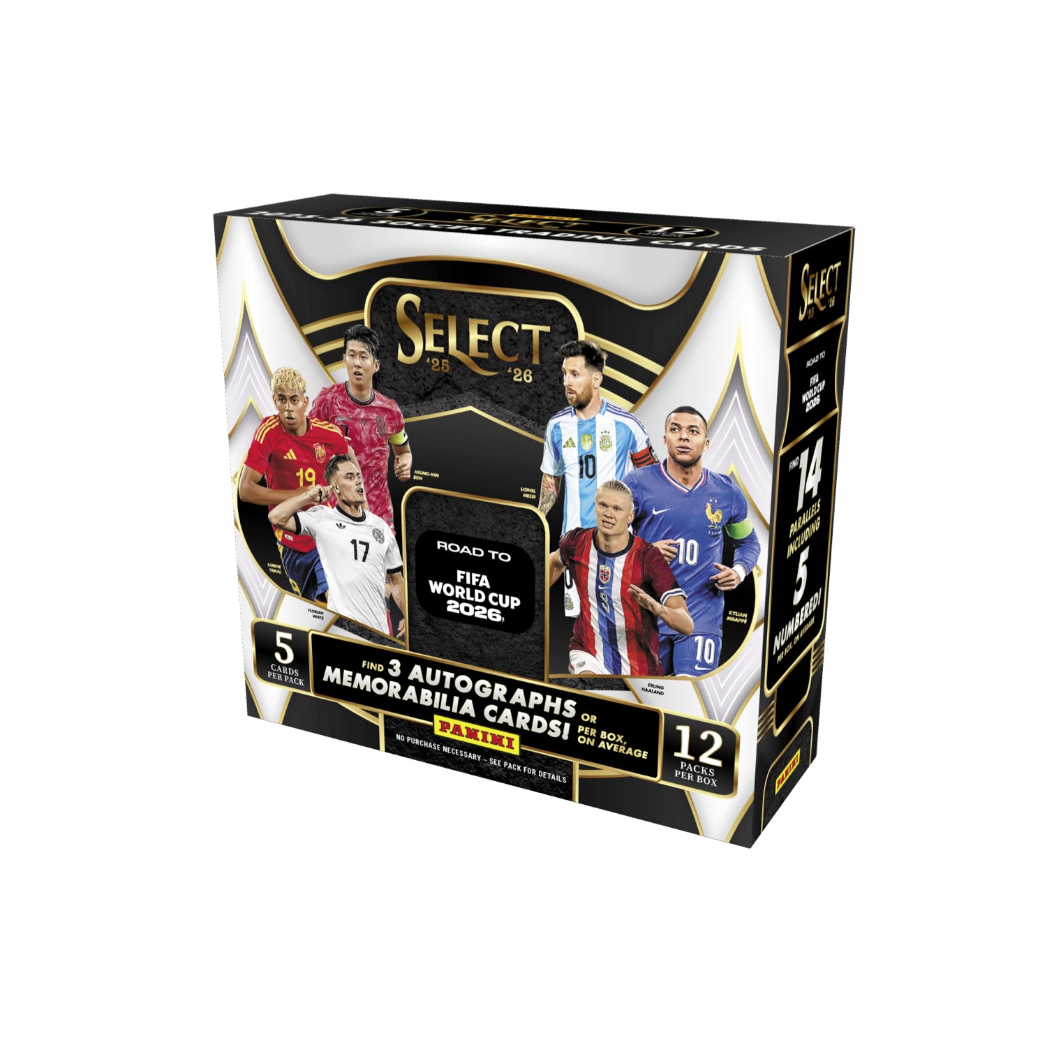 2025-26 Panini Select Road To FIFA World Cup 2026 Soccer Hobby Box