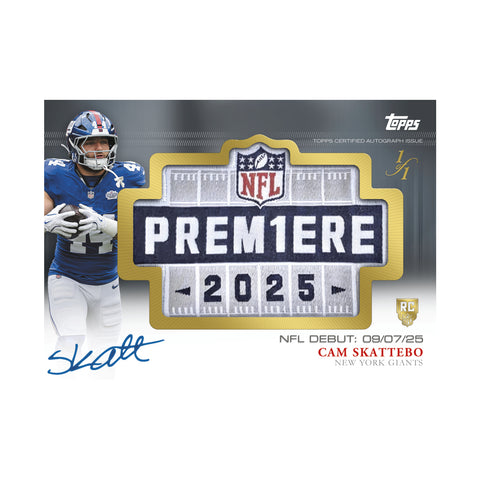 2025 Topps Chrome Football Hobby Box