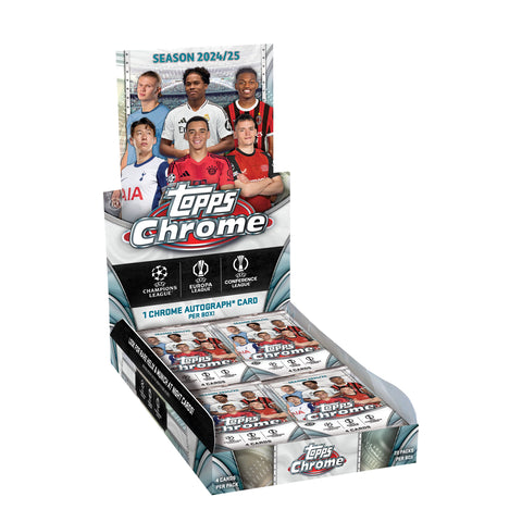 2024-25 Topps UEFA Club Competitions Chrome Soccer Hobby 5/15