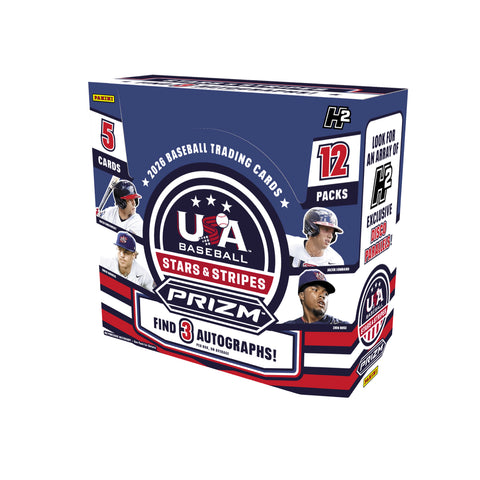 2026 Panini USA Stars & Stripes Prizm Baseball H2 Box