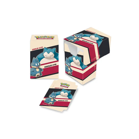Ultra Pro Snorlax and Munchlax Full-View Deck Box - Supplies